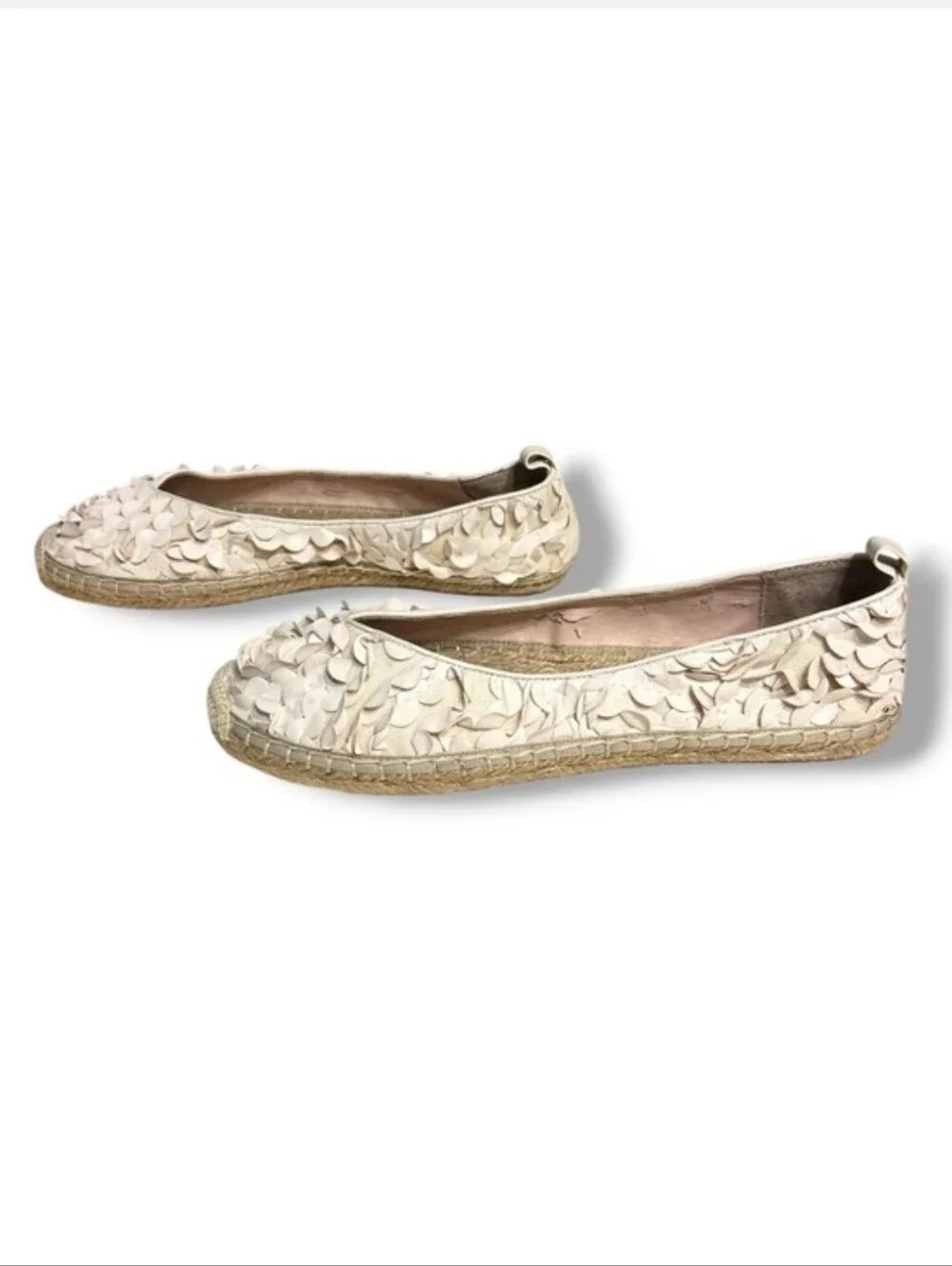 AVEC LES FILLES Gisella Blush Pink Espadrilles Flats Size 10